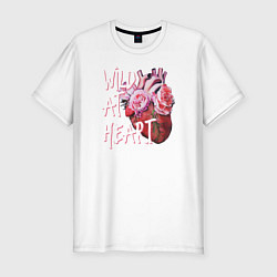 Мужская slim-футболка Wild at heart