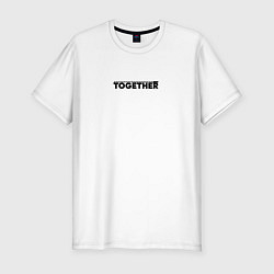 Мужская slim-футболка Together
