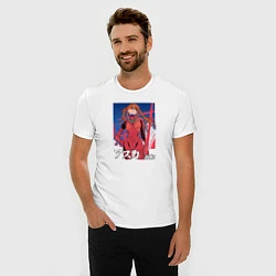 Футболка slim-fit Evangelion Asuka, цвет: белый — фото 2