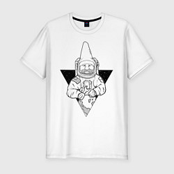 Мужская slim-футболка Gnome Chompski Astronaut