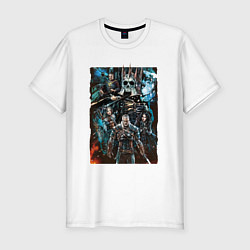 Футболка slim-fit Witcher, цвет: белый