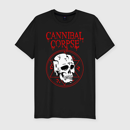 Мужская slim-футболка CANNIBAL CORPSE / Черный – фото 1