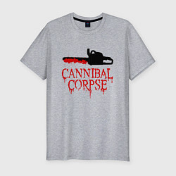 Футболка slim-fit Cannibal Corpse Труп Каннибала Z, цвет: меланж