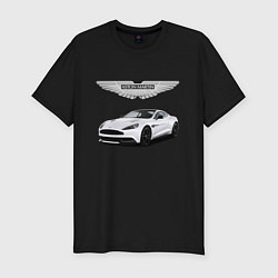 Футболка slim-fit ASTON MARTIN, цвет: черный