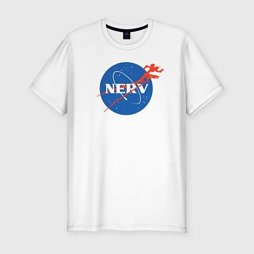 Мужская slim-футболка Nerv / Белый – фото 1