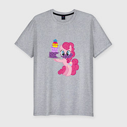 Мужская slim-футболка My Little Pony Pinkie Pie