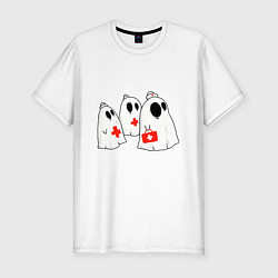 Футболка slim-fit Ghost Nurses, цвет: белый