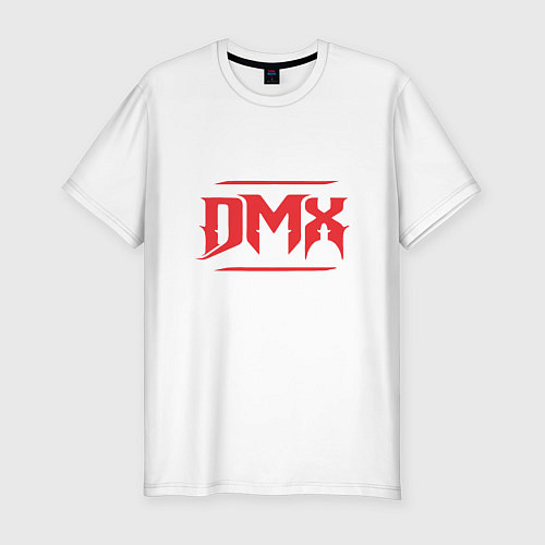 Мужская slim-футболка DMX RIP / Белый – фото 1