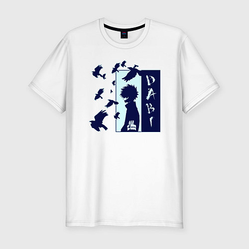 Мужская slim-футболка Моя геройская академия Даби / Белый – фото 1