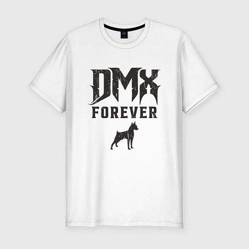 Мужская slim-футболка DMX Forever / Белый – фото 1