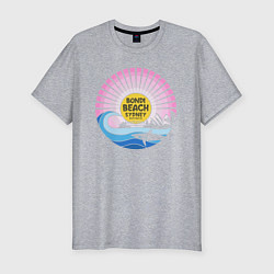 Мужская slim-футболка Bondi Beach Sydney