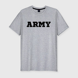 Футболка slim-fit ARMY, цвет: меланж