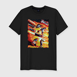Мужская slim-футболка Judas Priest Хеви Метал