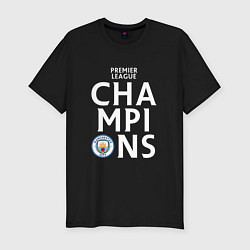 Мужская slim-футболка Manchester City Champions