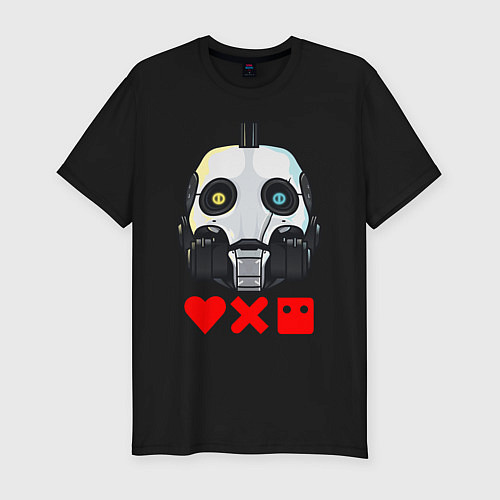 Мужская slim-футболка Love, Death and Robots XBOT 4000 Z / Черный – фото 1