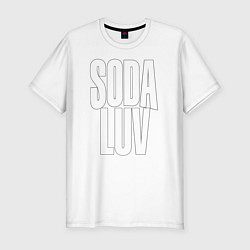 Футболка slim-fit Репер - SODA LUV, цвет: белый