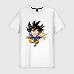 Футболка slim-fit Dragon ball, цвет: белый