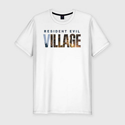 Футболка slim-fit Resident Evil 8 Village Logo, цвет: белый