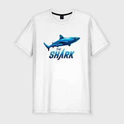 Футболка slim-fit Акула The Shark, цвет: белый