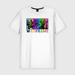 Мужская slim-футболка WARFRAME