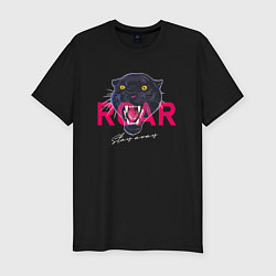 Мужская slim-футболка Пантера ROAR