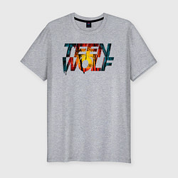 Футболка slim-fit Teen Wolf, цвет: меланж