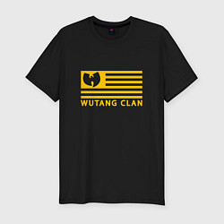 Мужская slim-футболка Wu-Tang Flag