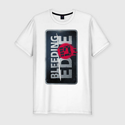 Мужская slim-футболка Bleeding Edge Logo