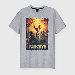 Футболка slim-fit ОТЕЦ Иосиф Сид Farcry, цвет: меланж