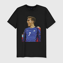 Мужская slim-футболка Antoine Griezmann