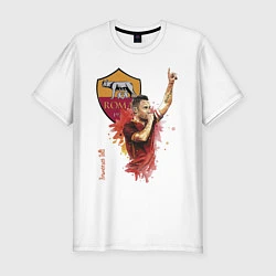 Футболка slim-fit Francesco Totti - Roma - Italy, цвет: белый