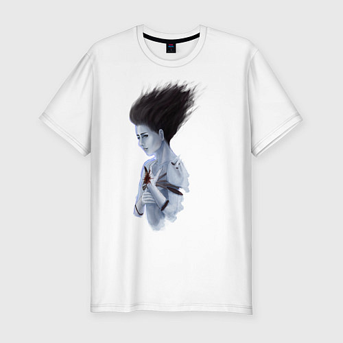 Мужская slim-футболка Рин дух / Белый – фото 1