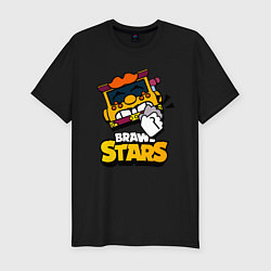 Мужская slim-футболка Грифф Griff Brawl Stars