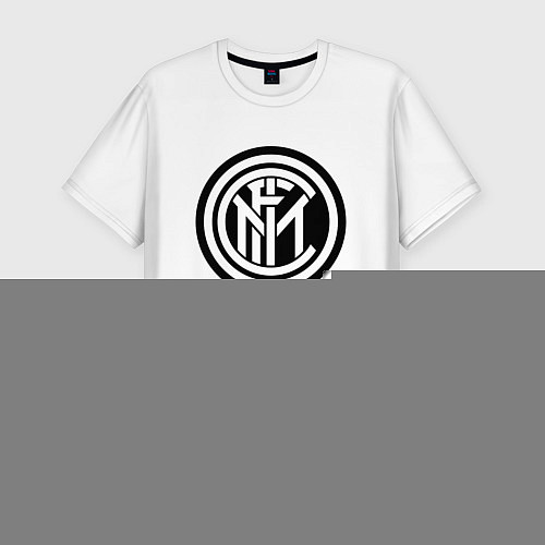 Мужская slim-футболка INTERNATIONAL INTER MILAN / Белый – фото 1