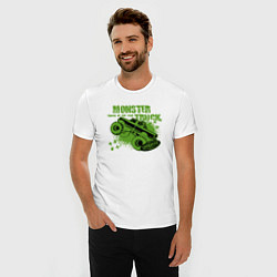 Футболка slim-fit Monster Truck, цвет: белый — фото 2