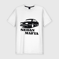 Футболка slim-fit SEDAN MAFIA, цвет: белый