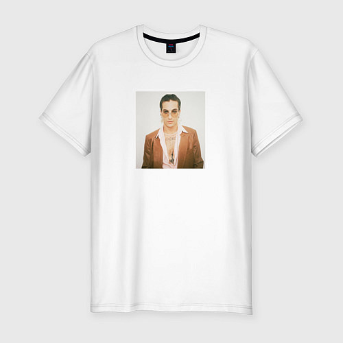 Мужская slim-футболка Maneskin / Белый – фото 1