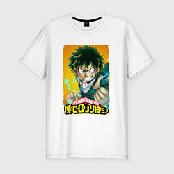 Мужская slim-футболка MY HERO ACADEMIA MIDORIYA IZUKU Z