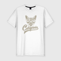 Мужская slim-футболка Catifornia