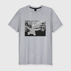 Футболка slim-fit Simpsons x Nirvana, цвет: меланж