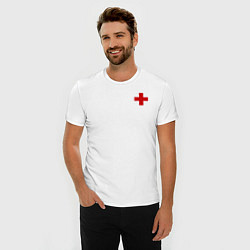 Футболка slim-fit Hospital Classic, цвет: белый — фото 2