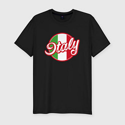 Футболка slim-fit Italy, цвет: черный