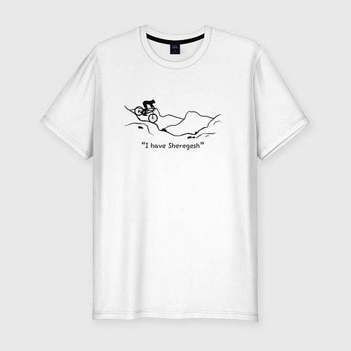 Мужская slim-футболка I have Sheregesh / Белый – фото 1