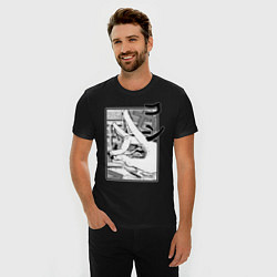 Футболка slim-fit Chainsaw man Kon, цвет: черный — фото 2