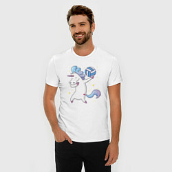 Футболка slim-fit Unicorn Volleyball, цвет: белый — фото 2