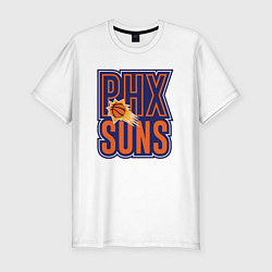 Футболка slim-fit PHX Suns, цвет: белый