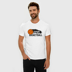 Футболка slim-fit Basketball Phoenix, цвет: белый — фото 2