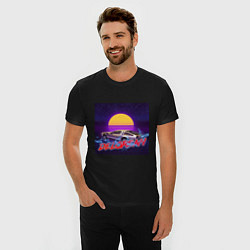 Футболка slim-fit Delorean style, цвет: черный — фото 2