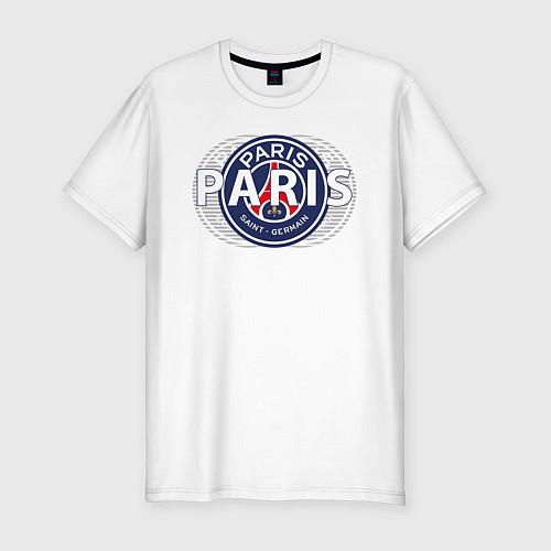Мужская slim-футболка PSG Core Wordmark Graphic New 202223 / Белый – фото 1