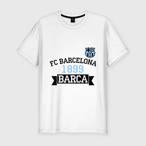 Мужская slim-футболка Barca 1899 / Белый – фото 1